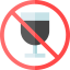 No alcohol ícono 64x64