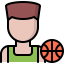 Basketball player icon 64x64