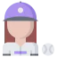 Baseball player icon 64x64