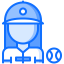 Baseball player icon 64x64