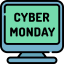 Cyber monday Ikona 64x64
