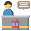 Reception desk icon 64x64