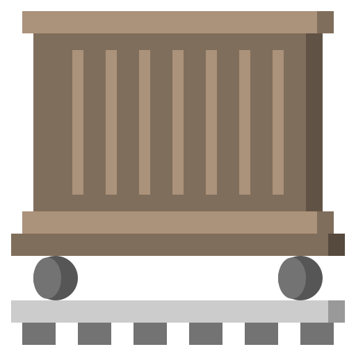 Freight wagon icon
