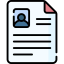 Curriculum vitae icon 64x64