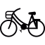 Bike with front basket アイコン 64x64
