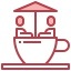 Tea cup ride icon 64x64