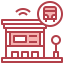 Bus stop icon 64x64