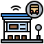 Bus stop icon 64x64