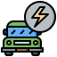 Electric car icon 64x64