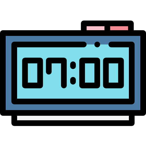 Digital clock icon