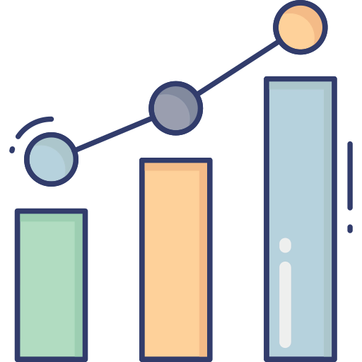 Bar graph icon