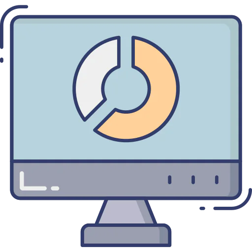 Monitor screen icon