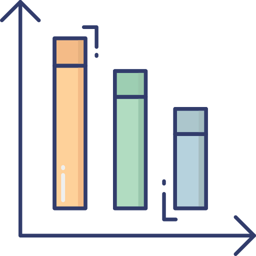 Bar graph icon