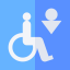 Disabled sign icon 64x64