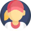 Baseball player icon 64x64