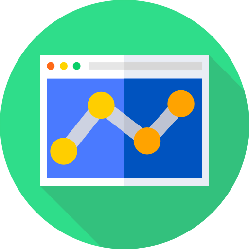 Line chart icon