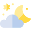 Cloudy night icon 64x64