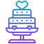 Wedding cake icon 64x64