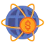Global banking icon 64x64