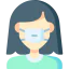 Medical mask icon 64x64