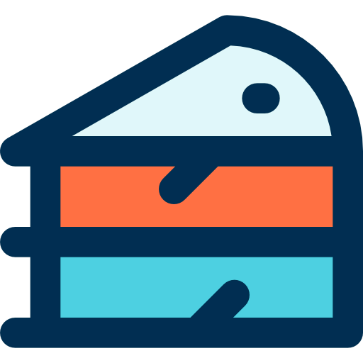 Cake slice icon