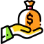 Сумка денег иконка 64x64