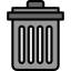 Trash bin icon 64x64