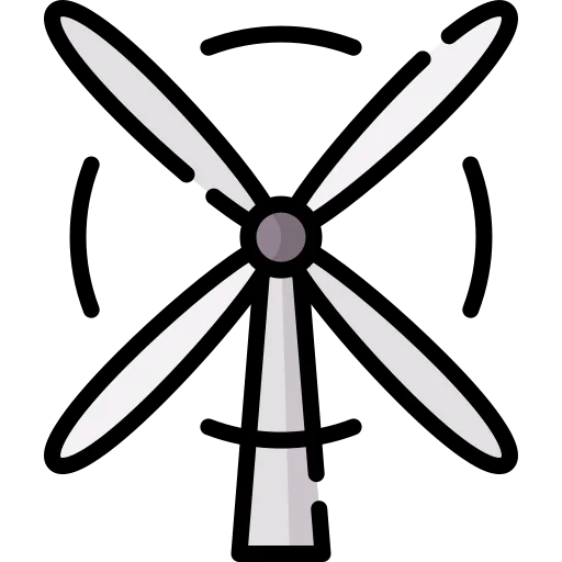 Wind mill icon
