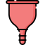 Menstrual cup ícone 64x64
