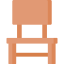 Wooden chair icon 64x64