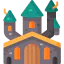 Haunted house icon 64x64
