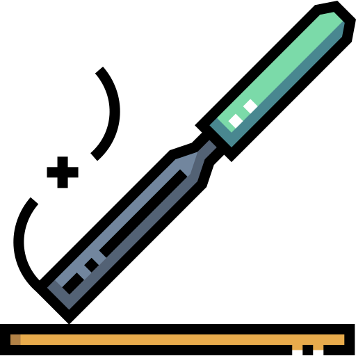 Wood chisel icon