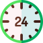 24 hours icon 64x64