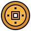 Chinese coin icon 64x64