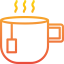 Hot tea icon 64x64