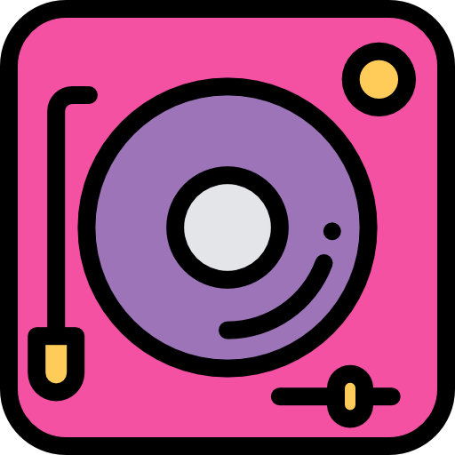 Vinyl player Symbol