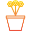 Plant pot icon 64x64