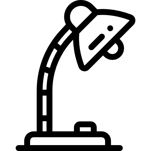 Desk lamp icon