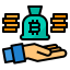 Money bag icon 64x64