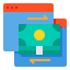 Currency exchange icon 64x64
