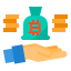 Money bag icon 64x64
