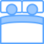 Double bed icon 64x64