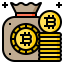 Bitcoin bag biểu tượng 64x64