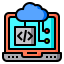 Cloud computing アイコン 64x64
