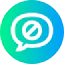Block chat icône 64x64