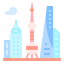Oriental pearl tower icon 64x64