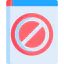 Blocked Symbol 64x64