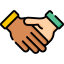 Shake hands icon 64x64