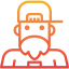 Hipster icon 64x64
