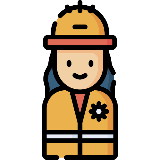 Construction worker icon